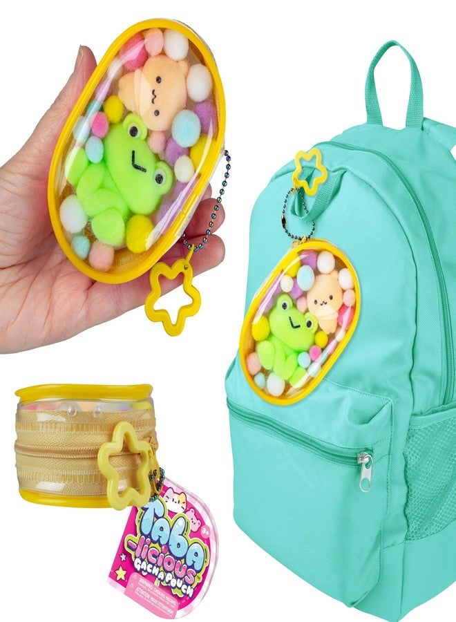 The Orb Factory ORB Tabalicious Gacha Pouch TABA Squishy Keychain Charms - Frog and Bear Gachapon TABA Squishies with Pouch - Soft, Sticky Collectible TABA Fidget Stress Ball Toys for Kids, Backpacks, Keys, More - Image 2
